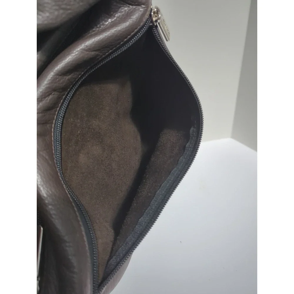 Galco Holster Carry Purse Brown Leather Concealed Shoulder Bag No Key